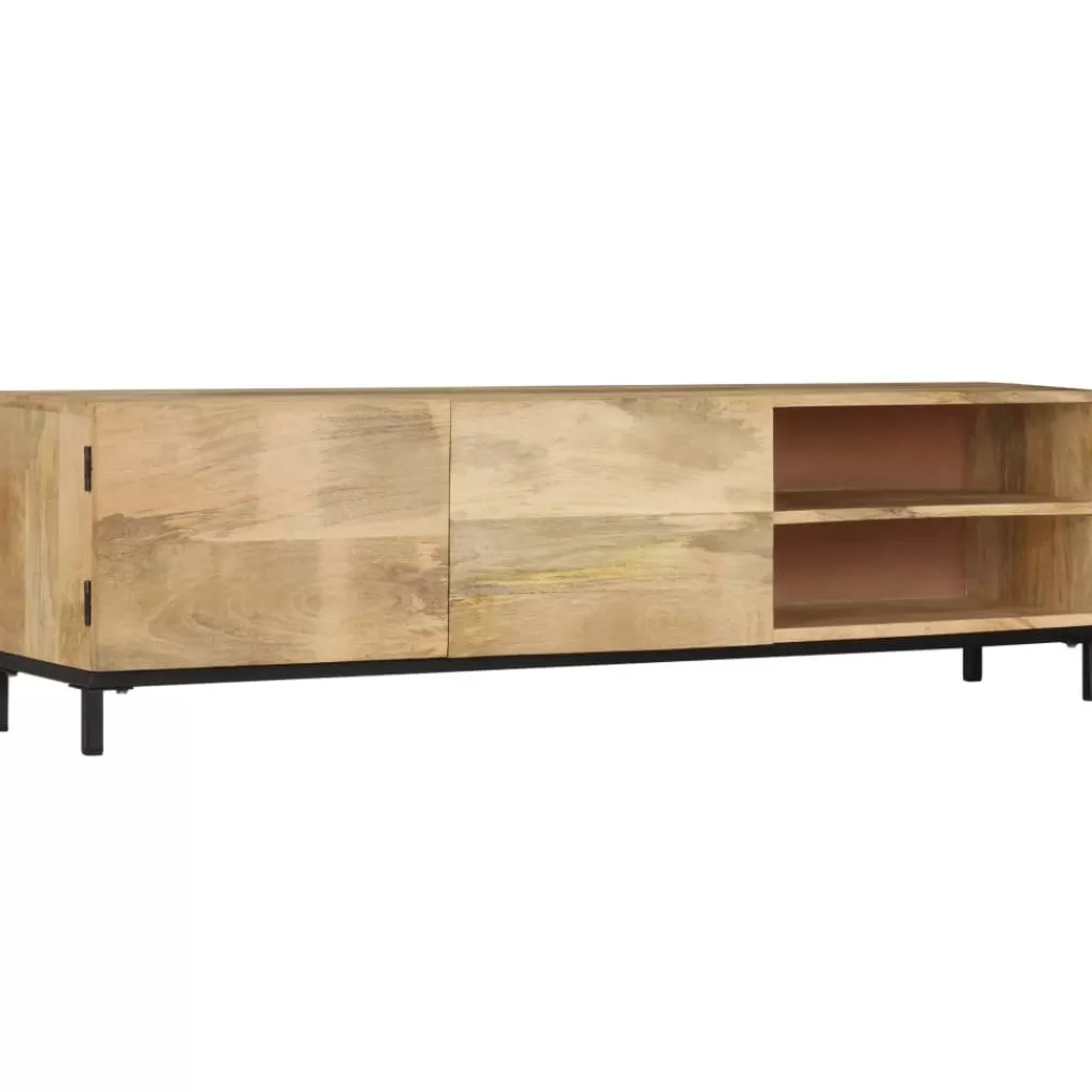 vidaXL Tv-Meubels> Tv-Meubel 145X30X41 Cm Massief Mangohout