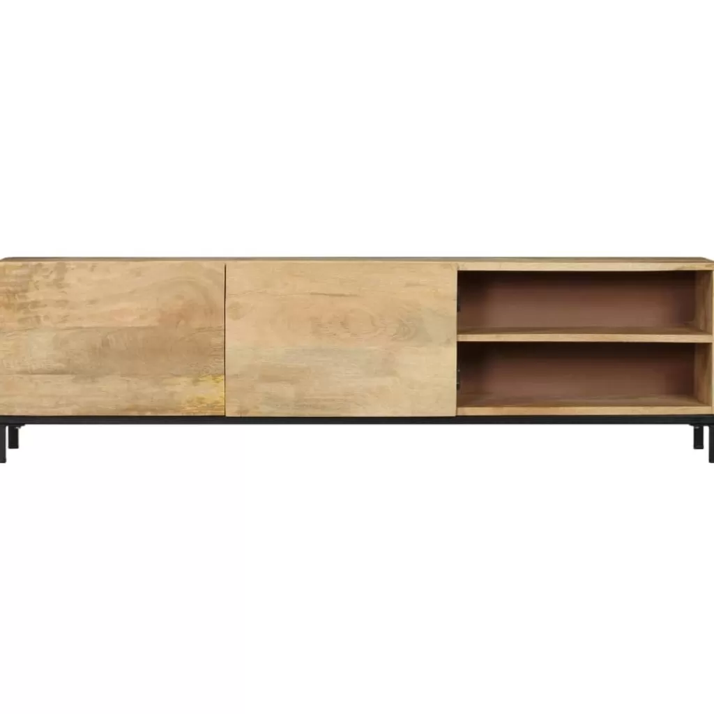 vidaXL Tv-Meubels> Tv-Meubel 145X30X41 Cm Massief Mangohout