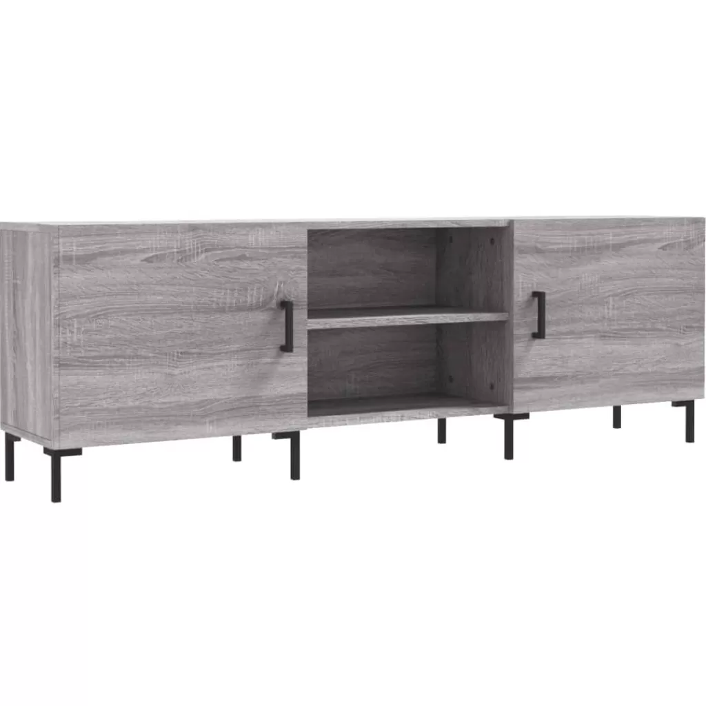 vidaXL Tv-Meubels> Tv-Meubel 150X30X50 Cm Bewerkt Hout Grijs Sonoma Eikenkleurig