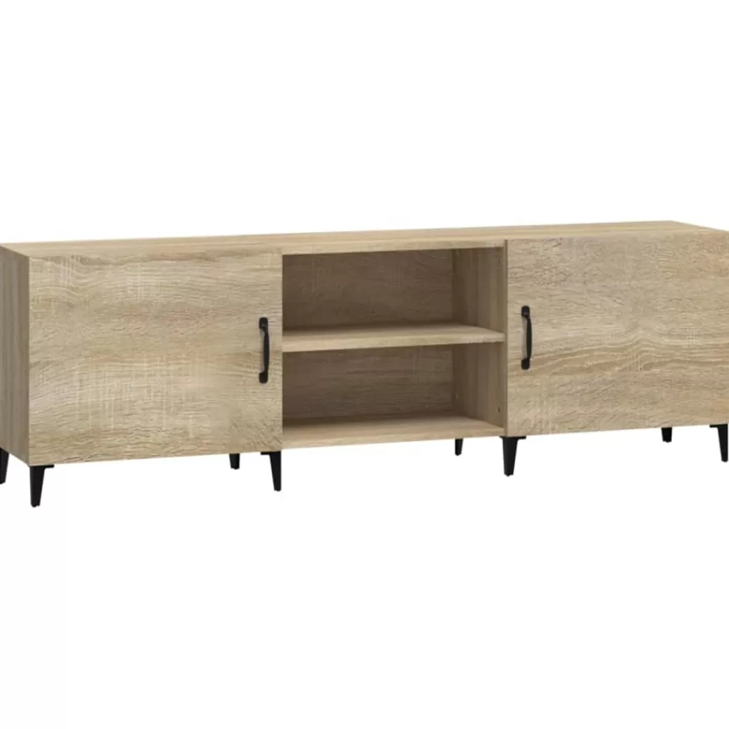 vidaXL Tv-Meubels> Tv-Meubel 150X30X50 Cm Bewerkt Hout Sonoma Eikenkleurig