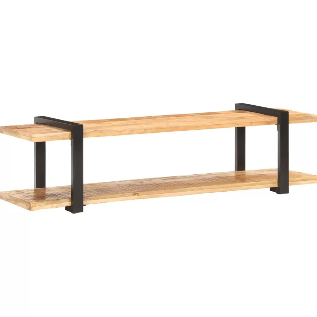 vidaXL Tv-Meubels> Tv-Meubel 160X40X40 Cm Massief Ruw Mangohout