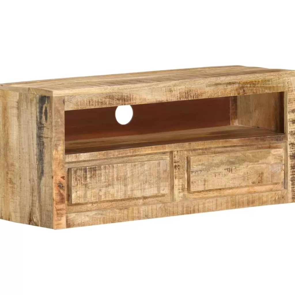 vidaXL Tv-Meubels> Tv-Meubel 88X30X40 Cm Massief Mangohout