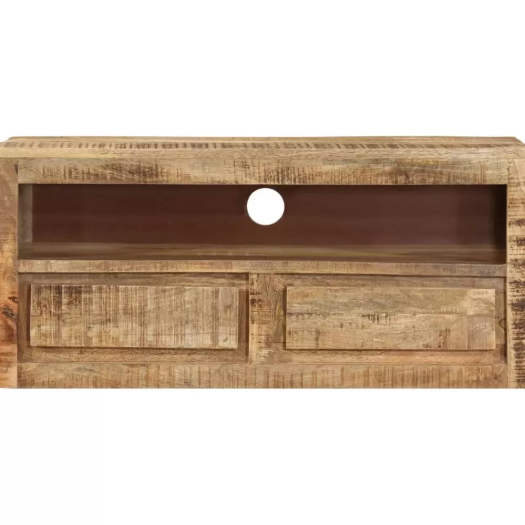 vidaXL Tv-Meubels> Tv-Meubel 88X30X40 Cm Massief Mangohout