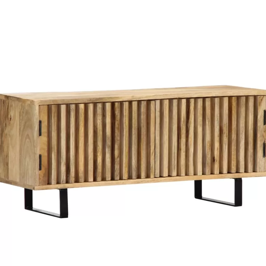 vidaXL Tv-Meubels> Tv-Meubel 90X30X40 Cm Massief Mangohout