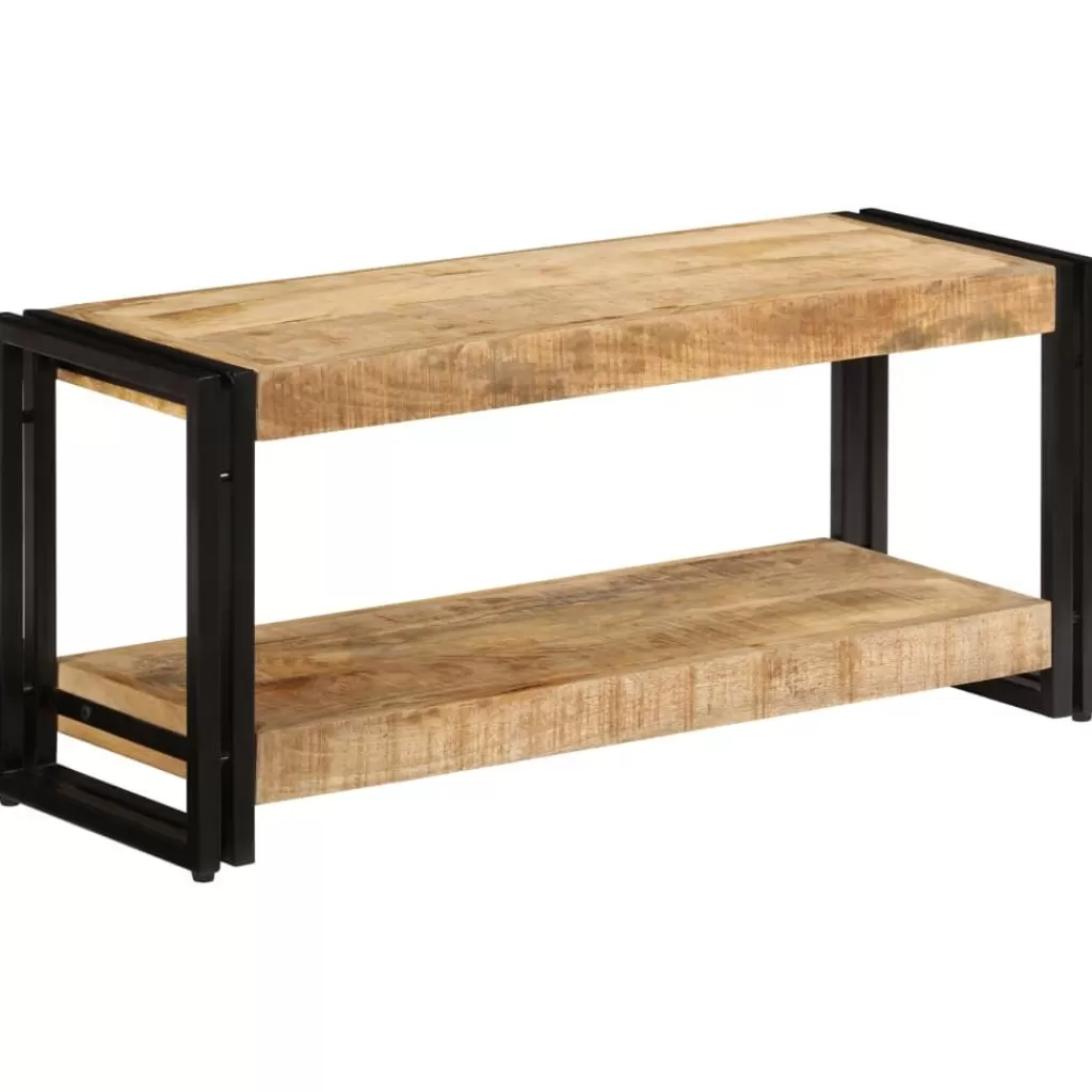 vidaXL Tv-Meubels> Tv-Meubel 90X30X40 Cm Massief Mangohout