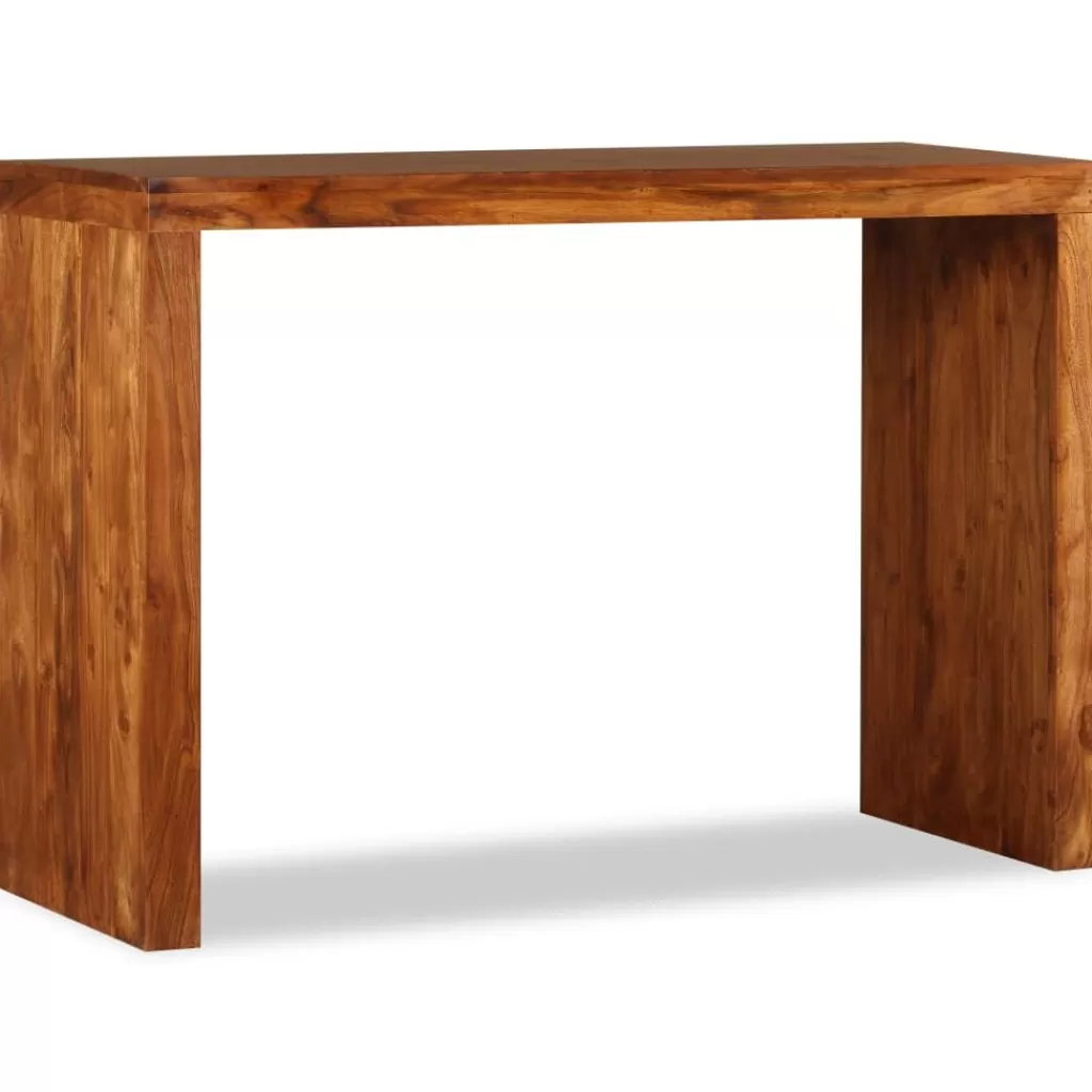 vidaXL Tafels> Wandtafel 110X40X76 Cm Hout Met Honingkleurige Afwerking