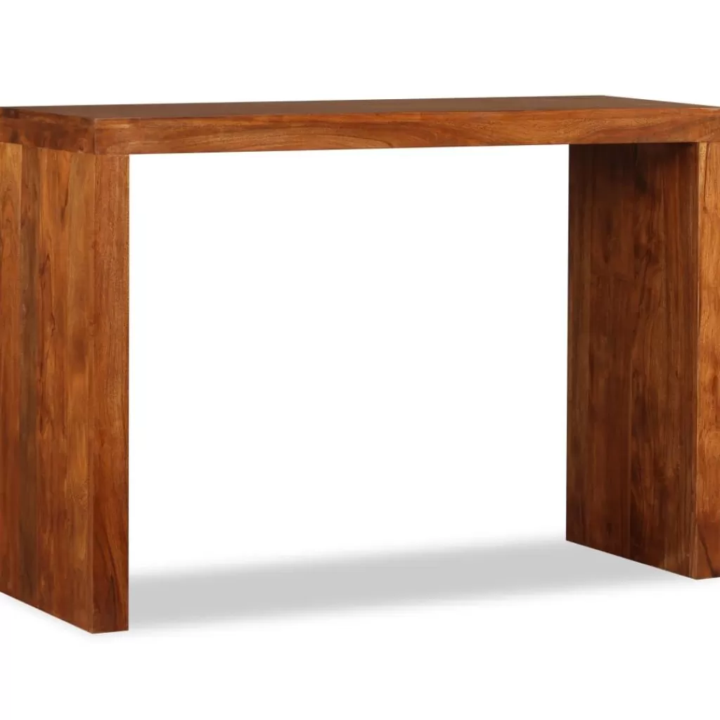 vidaXL Tafels> Wandtafel 110X40X76 Cm Hout Met Honingkleurige Afwerking